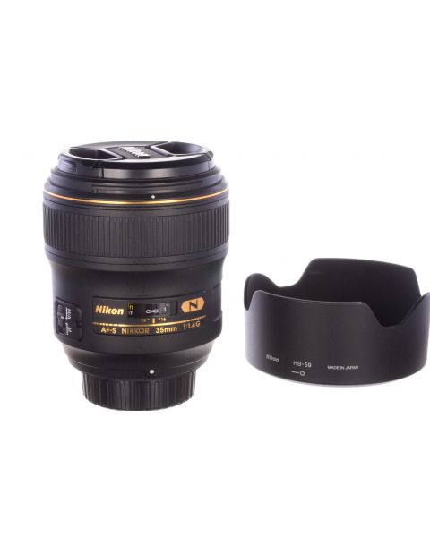 Nikon 35mm f1.4 AF-S G N lens, MINT,  6 month guarantee