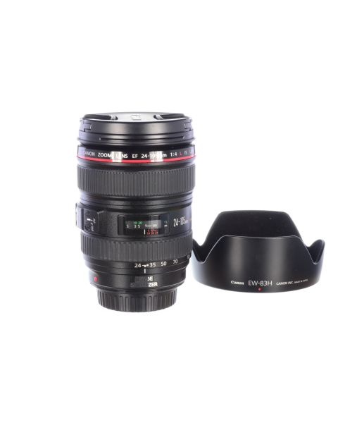 Canon 24-105mm f4 USM L lens with hood, MINT! 6 month guarantee