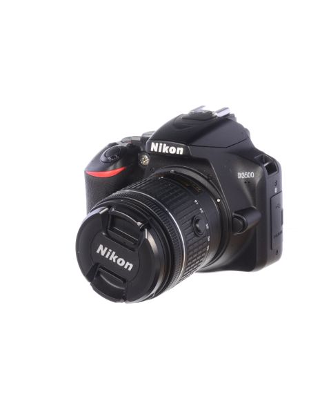 Nikon D3500 with 18-55mm AF-P lens, only 325 actuations, MINT!